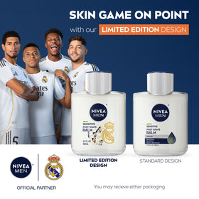 NIVEA MEN Sensitive Post Shave Balm side view with packaging