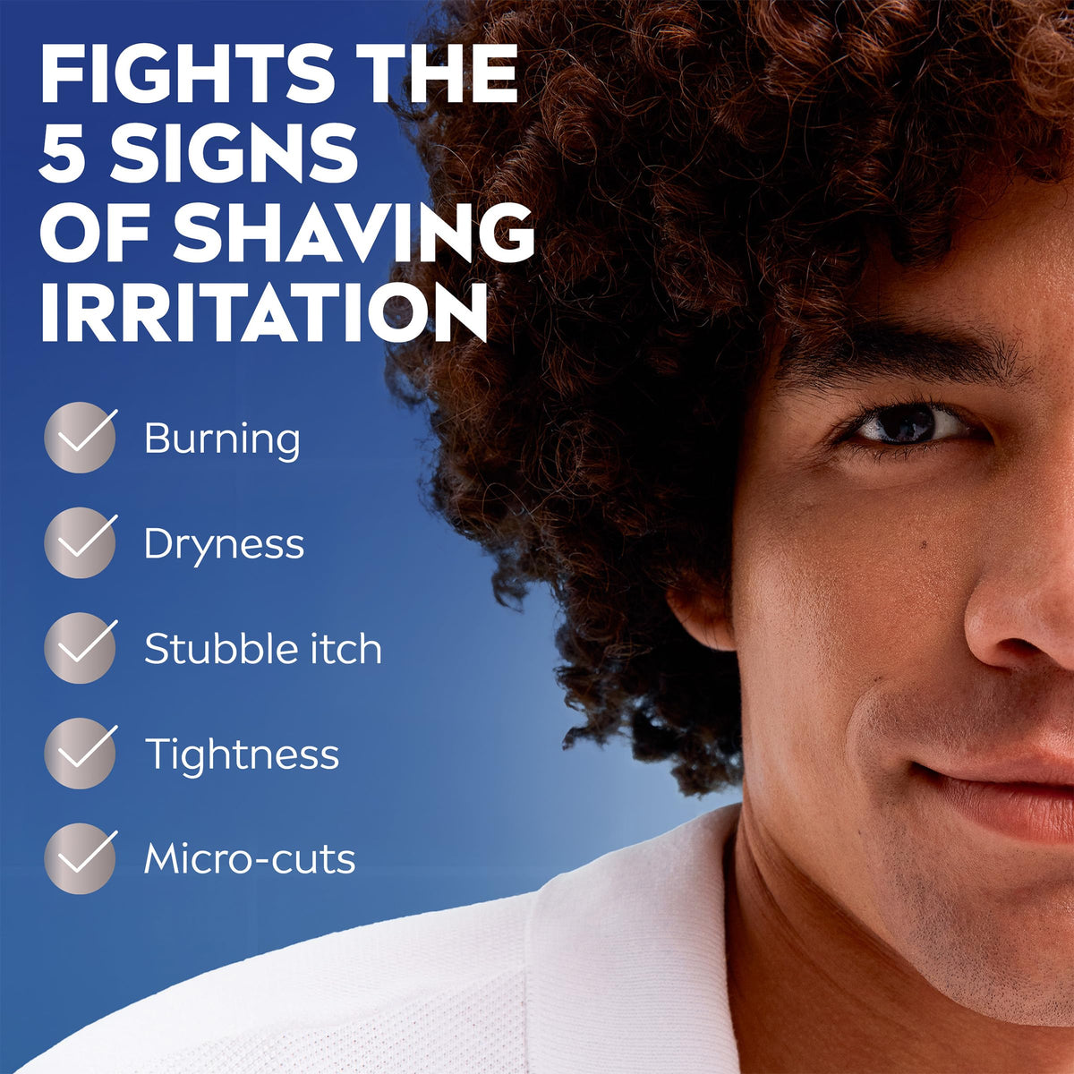 NIVEA MEN Sensitive Shave Gel application on hand