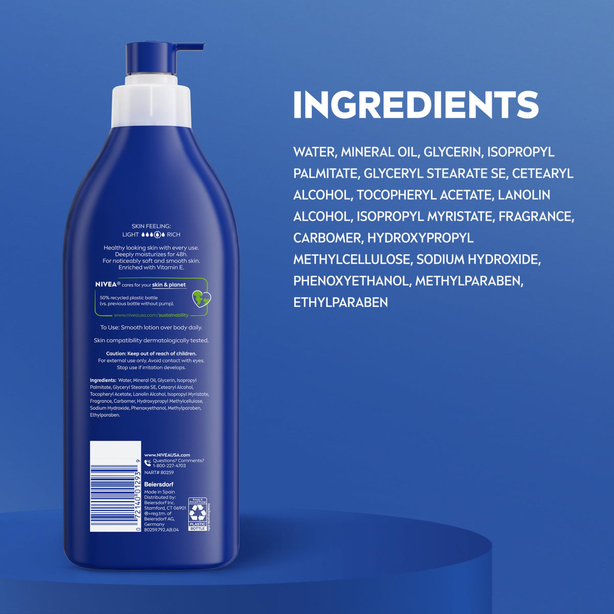 NIVEA Original Moisture Body Lotion lifestyle scene