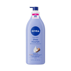 NIVEA Shea Nourish Body Lotion 16.9 Oz front view
