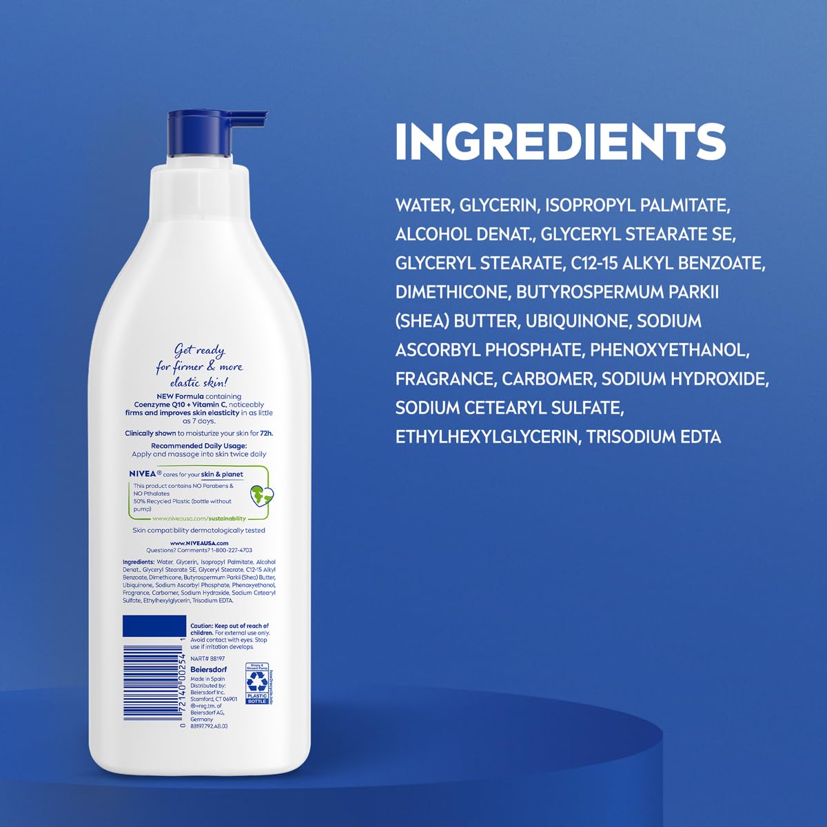 NIVEA Sheer Hydration Skin Firming Body Lotion with other NIVEA products