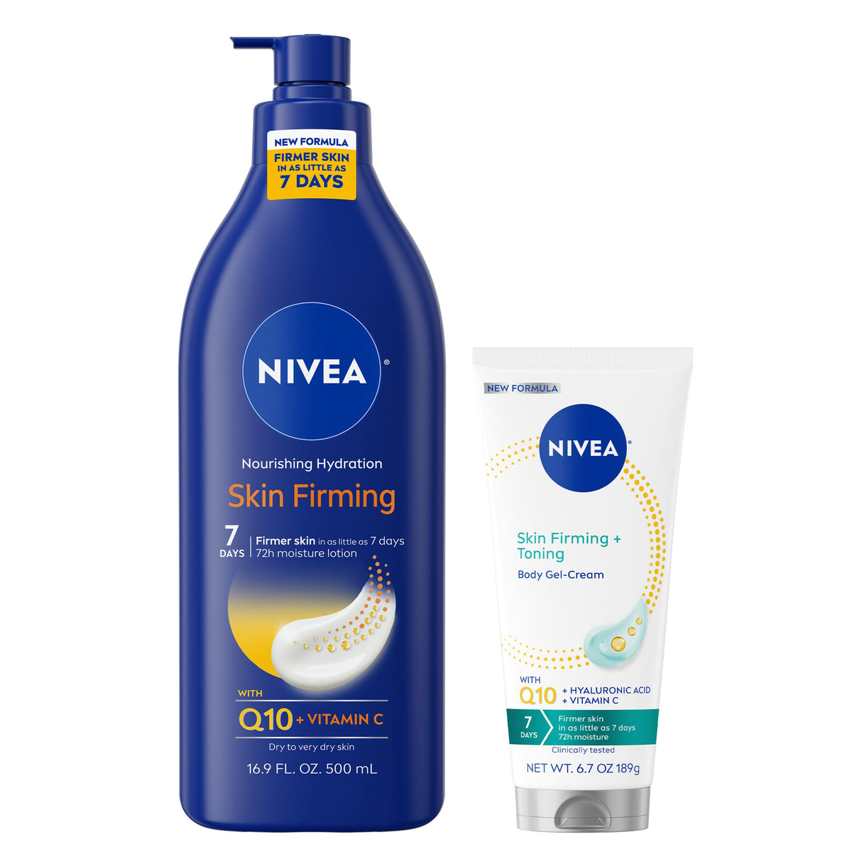 NIVEA Skin Firming Body Lotion 16.9 fl oz front view