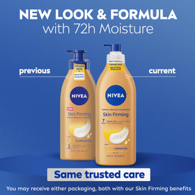 NIVEA Skin Firming Melanin Beauty Body Lotion side view
