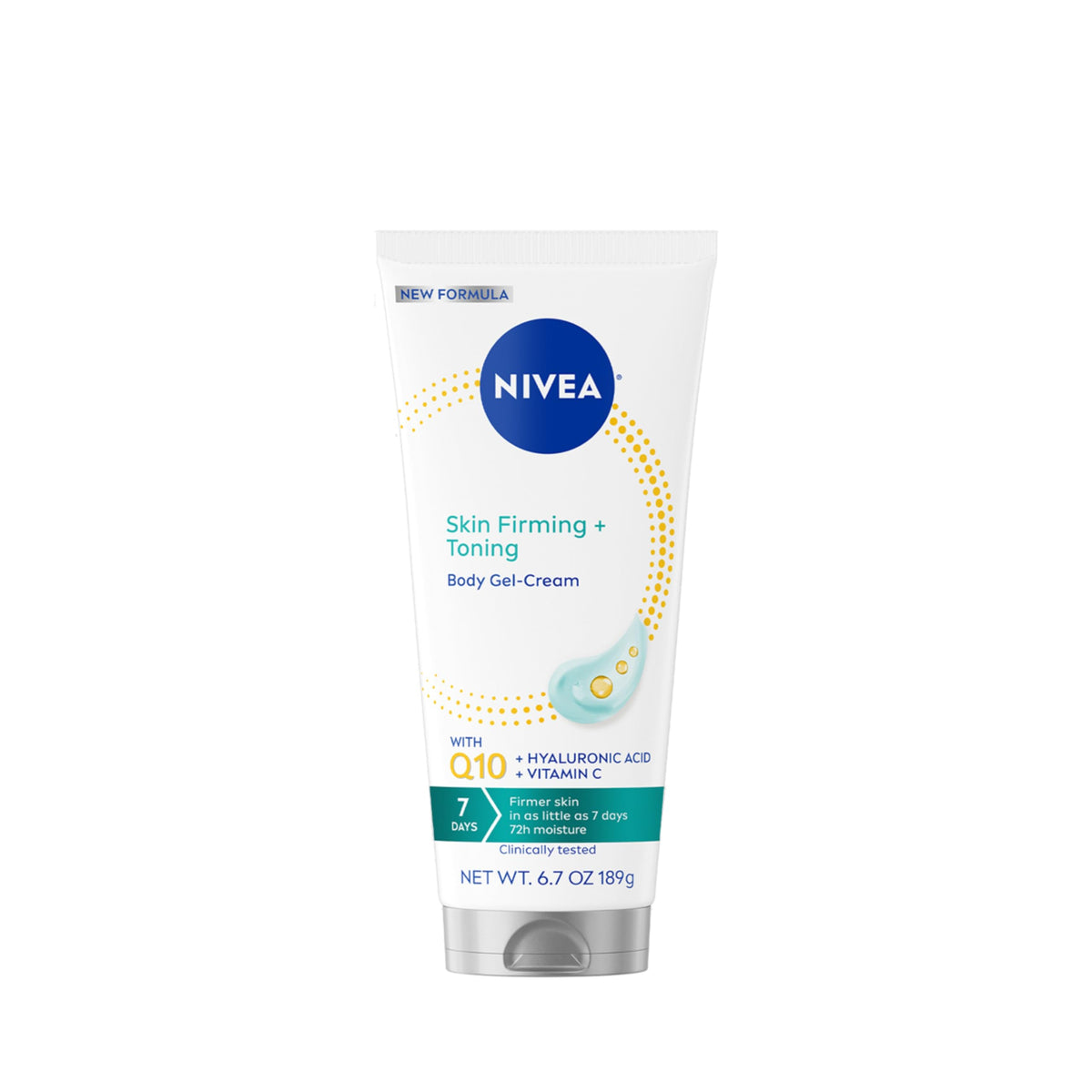 NIVEA Skin Firming & Toning Body Gel Cream 6.7 Oz front view