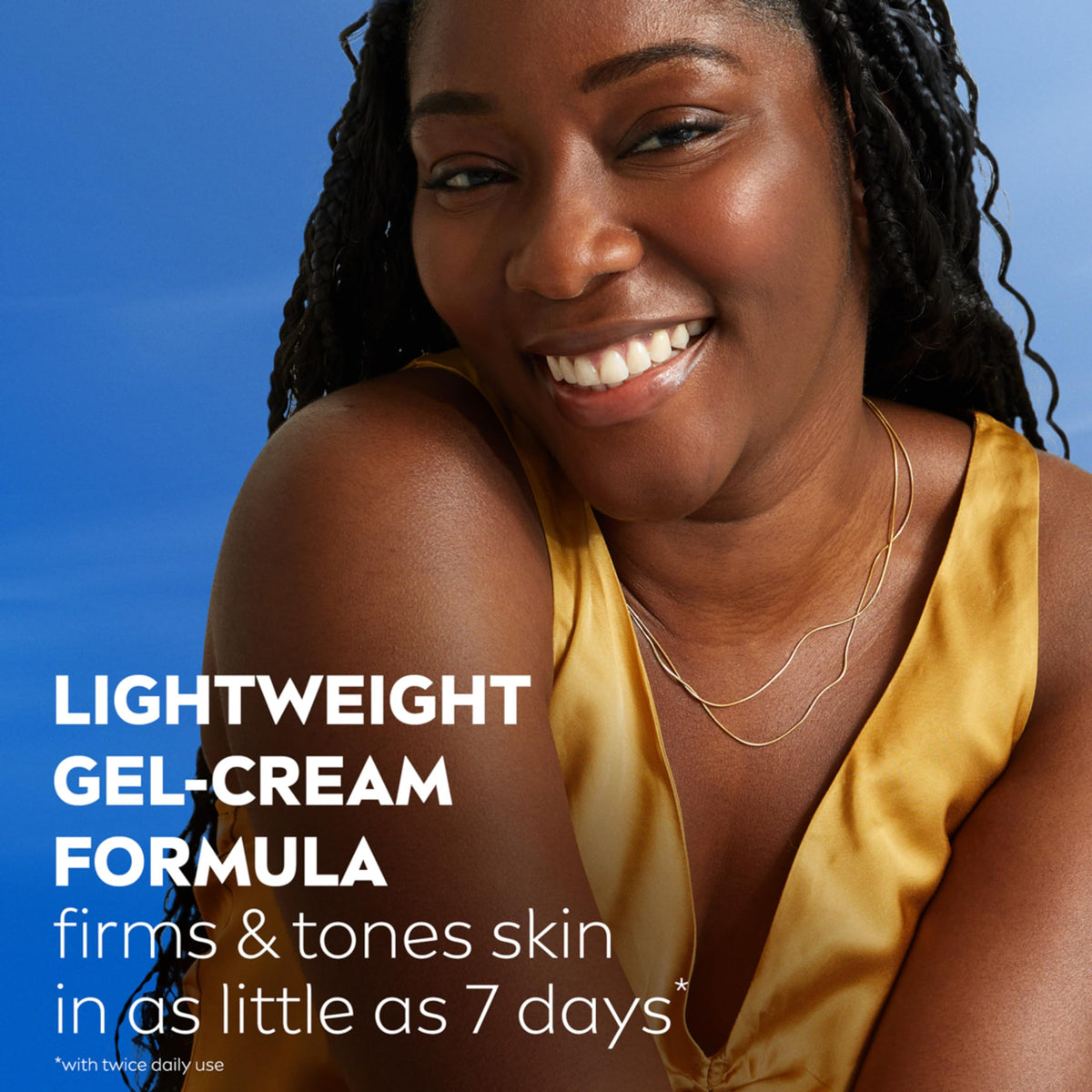 NIVEA Skin Firming & Toning Body Gel Cream lifestyle scene