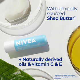 NIVEA Smoothness Lip Care SPF 15 lifestyle scene outdoors