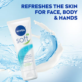 NIVEA Soft cream texture on a hand