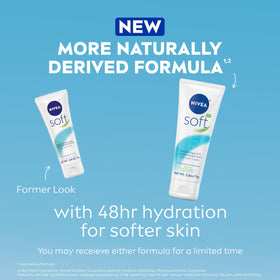 NIVEA Soft cream tube side view showing the label