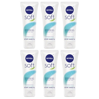 NIVEA Soft Moisturizing Creme 75 mL tube front view