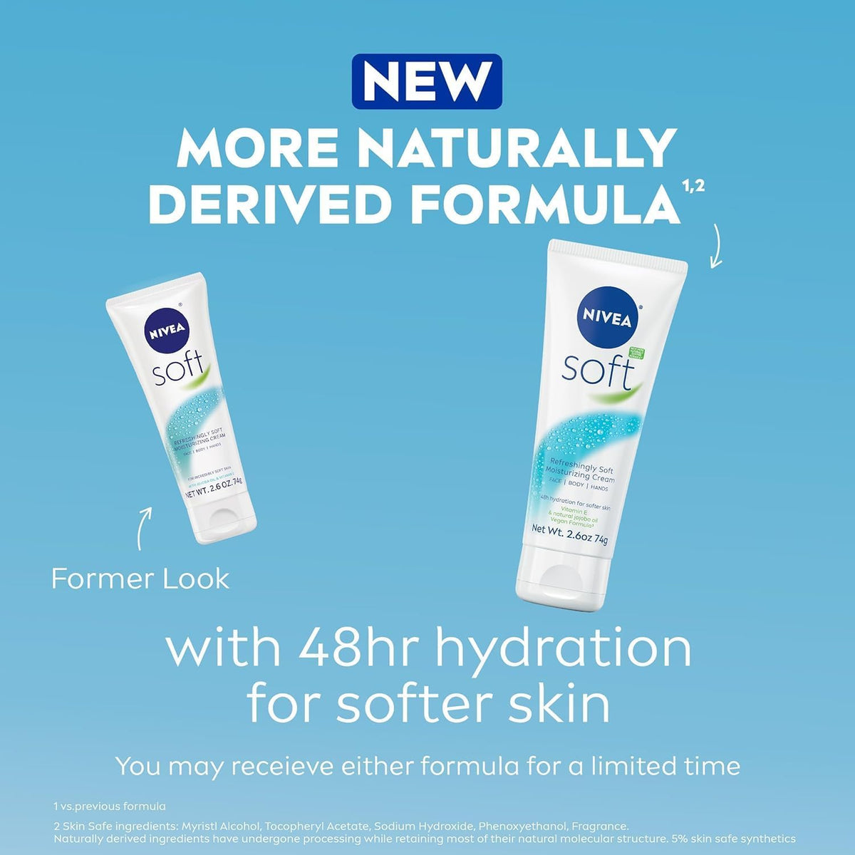 NIVEA Soft Moisturizing Creme application on hand