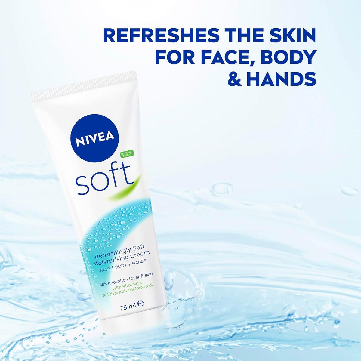 NIVEA Soft Moisturizing Creme pack of 6 tubes