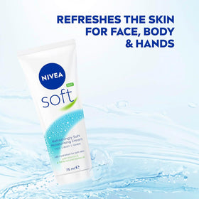 NIVEA Soft Moisturizing Creme pack of 6 tubes