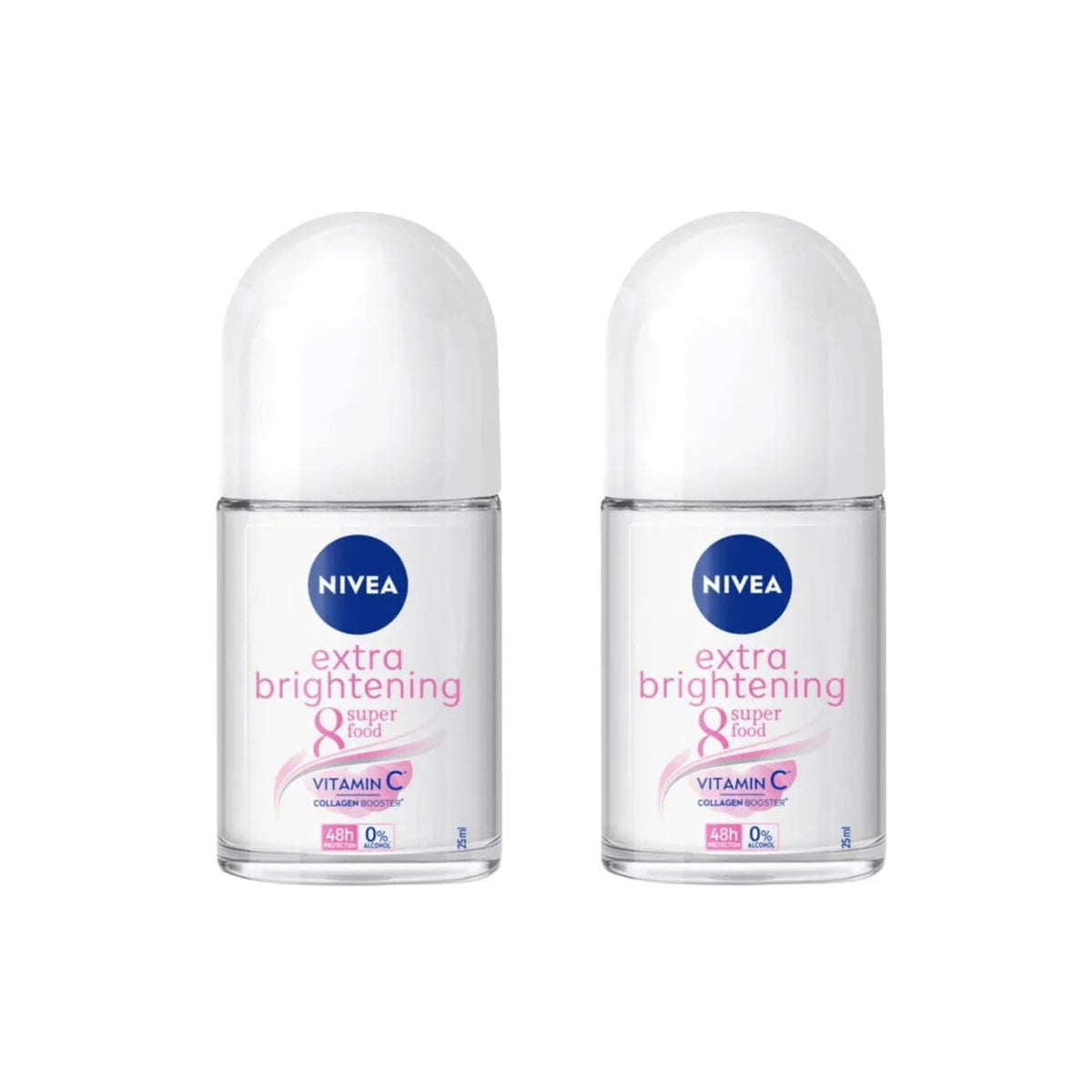 NIVEA Women Extra Brightening Roll-On Deodorant 25ml front view