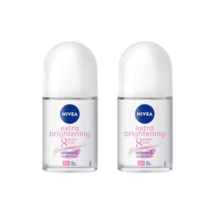 NIVEA Women Extra Brightening Roll-On Deodorant 25ml front view