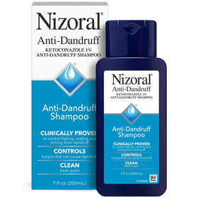 Nizoral Anti-Dandruff Shampoo 1% Ketoconazole 7 Fl Oz front view