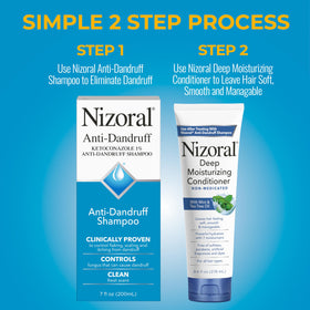Nizoral Deep Moisturizing Conditioner side view showing packaging details