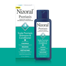 Nizoral Psoriasis Shampoo & Conditioner 11 Oz back view