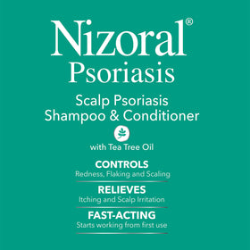 Nizoral Psoriasis Shampoo & Conditioner 11 Oz side view