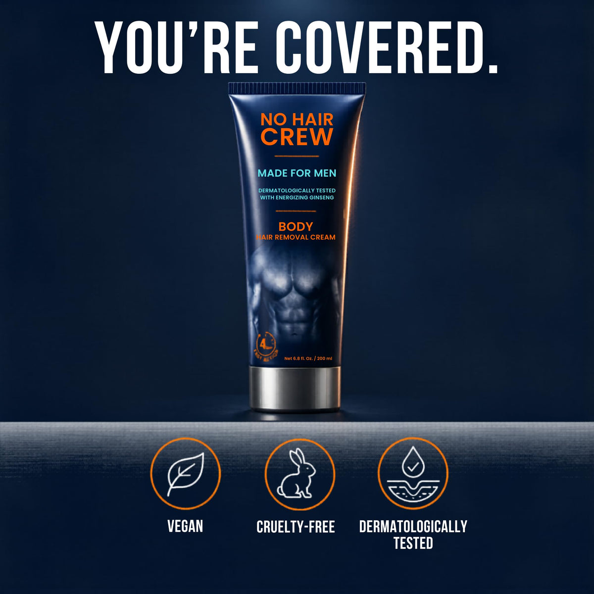 NO HAIR CREW Body Hair Removal Cream product details