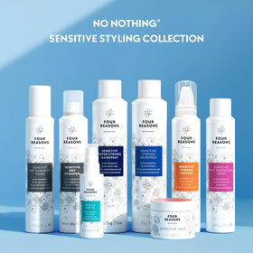 No Nothing Super Strong Hairspray in a bathroom setting