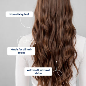 No nothing Volumizing Dry Shampoo application on hair