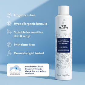 No nothing Volumizing Dry Shampoo bottle with ingredients list