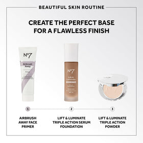No7 Airbrush Away Face Primer 30ml application on skin