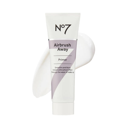 No7 Airbrush Away Face Primer 30ml front view with packaging