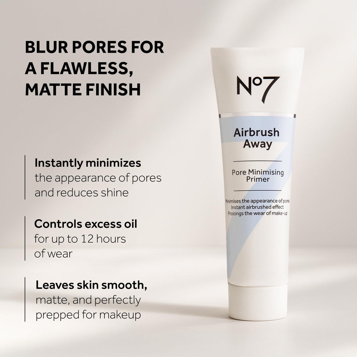 No7 Airbrush Away Primer 30ml packaging