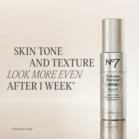 No7 Future Renew Anti Aging Serum texture close-up