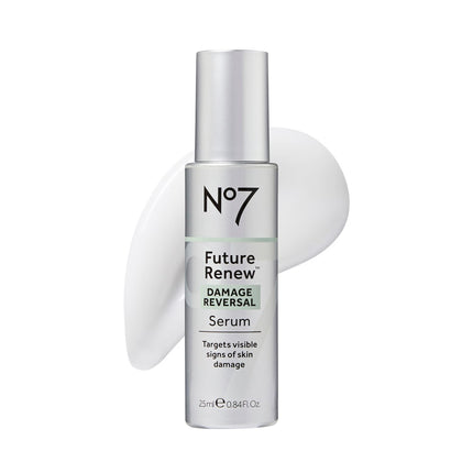 No7 Future Renew Damage Reversal Anti Aging Face Serum front view