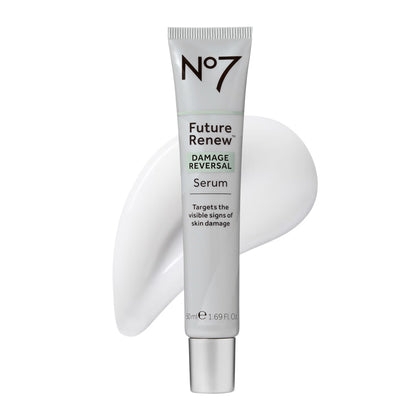 No7 Future Renew Damage Reversal Face Serum 1.69 Fl Oz front view