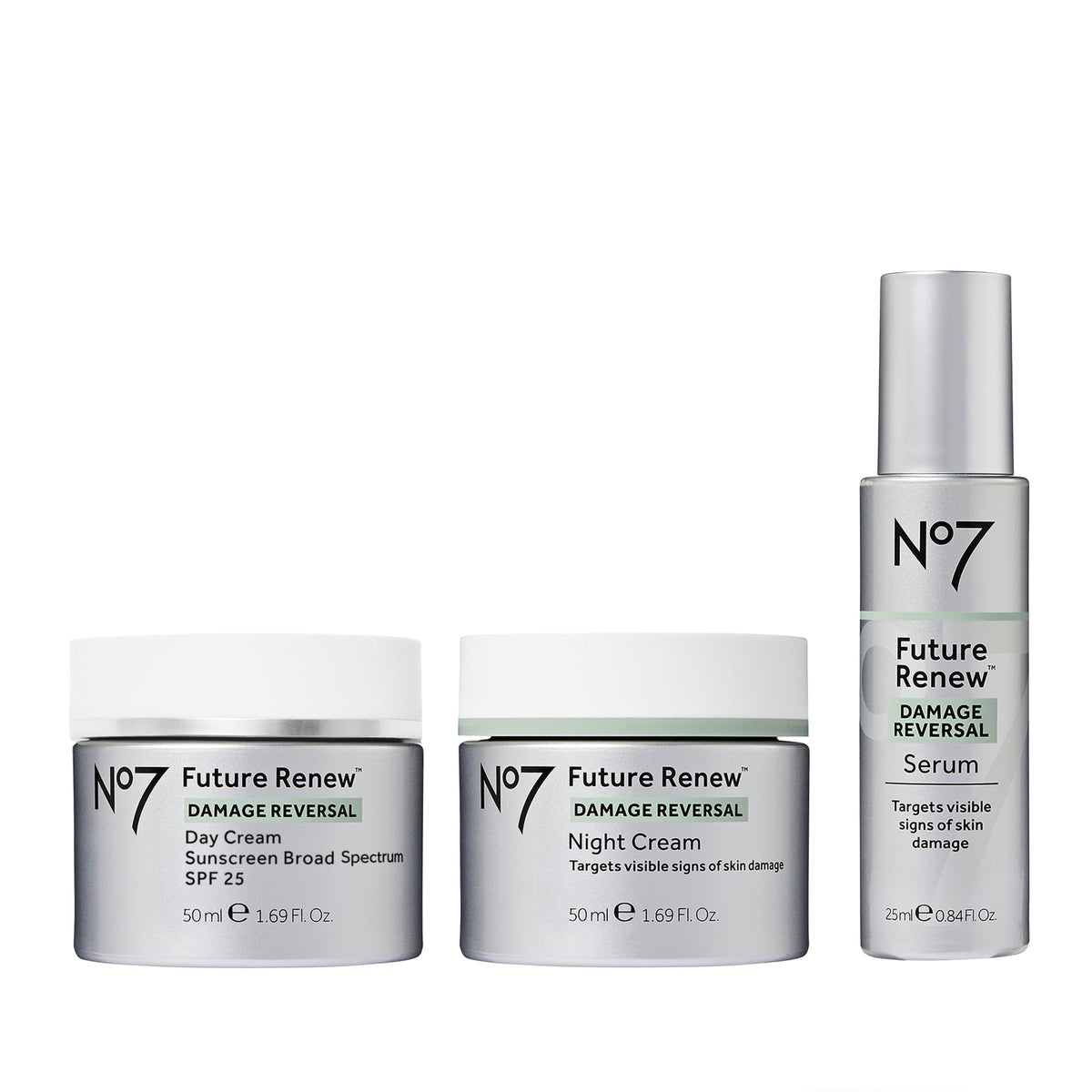 No7 Future Renew Damage Reversal Skincare Set packaging front view