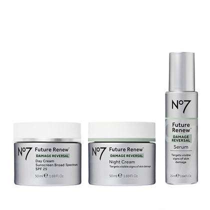 No7 Future Renew Damage Reversal Skincare Set packaging front view