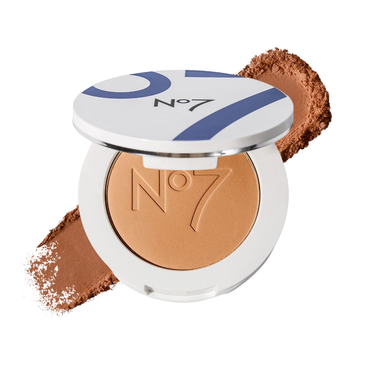 No7 Lift & Luminate Triple Action Face Powder, Deep front view