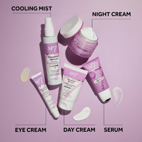 No7 Menopause Skincare Nourishing Overnight Cream application on skin