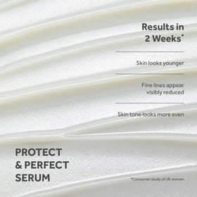 No7 Protect & Perfect Intense Advanced Face Serum application on skin