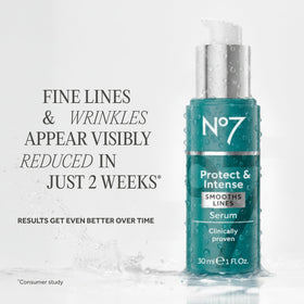 No7 Protect & Perfect Intense Advanced Face Serum with packaging