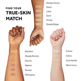No7 Stay Perfect Cream Foundation Stick in hand for size reference