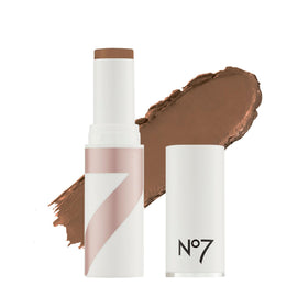 No7 Stay Perfect Cream Foundation Stick in Sienna front view
