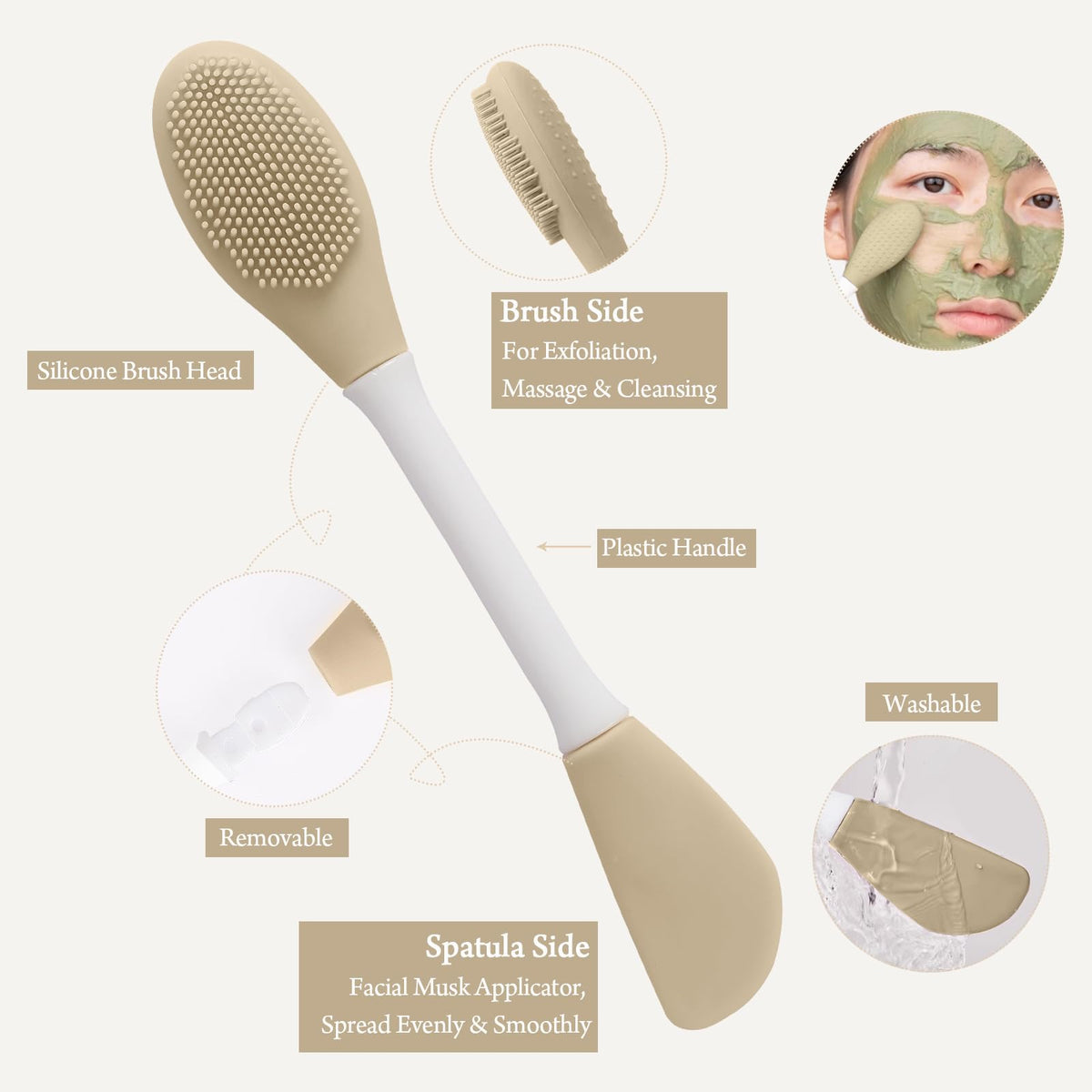 Non-slip headband included in Real Perfection skincare set