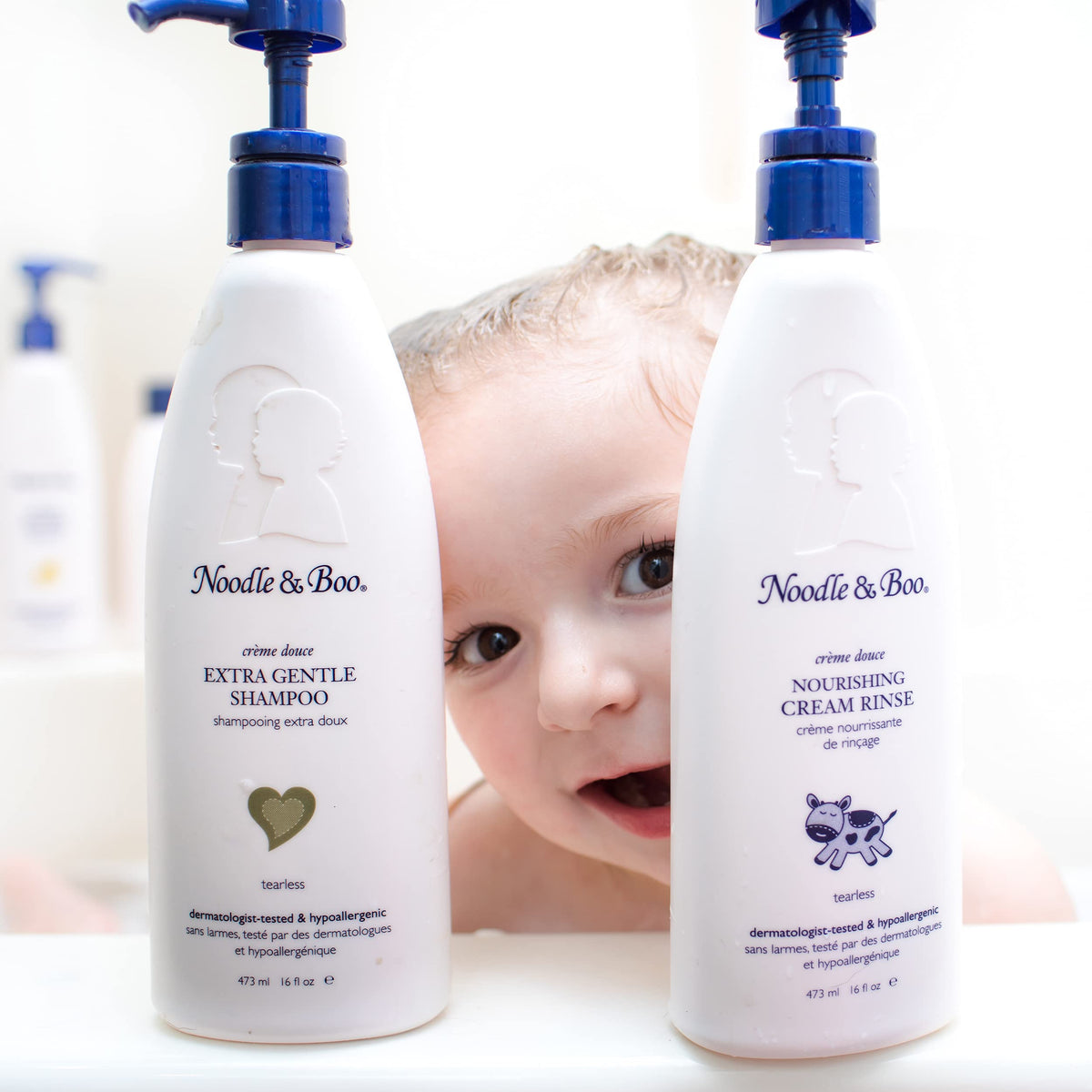 Noodle & Boo Baby Extra Gentle Shampoo bottle with cap