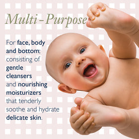 Noodle & Boo Ultimate Baby Cleansing Cloths back view with ingredients