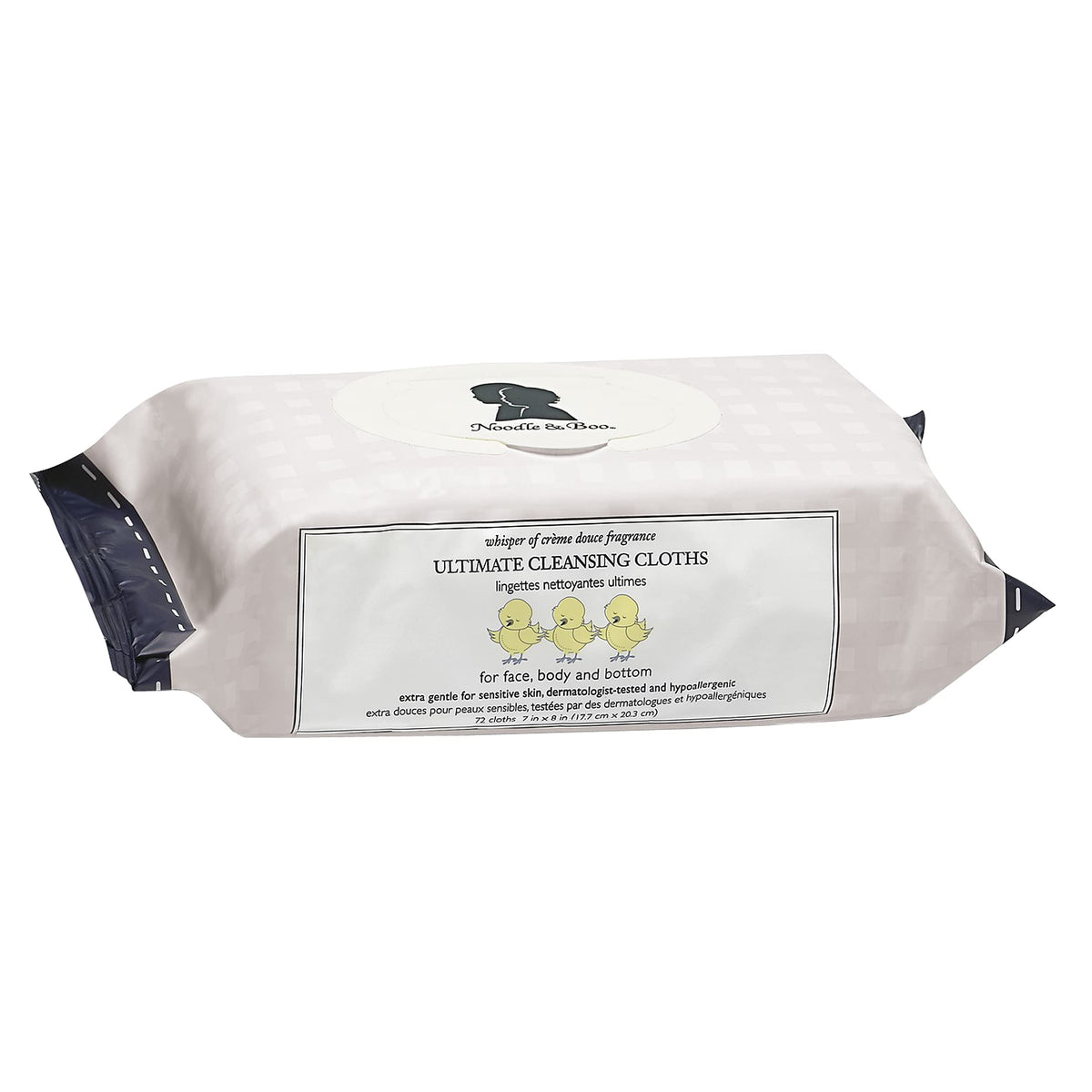 Noodle & Boo Ultimate Baby Cleansing Cloths front view packaging