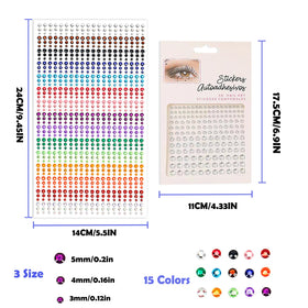 nooepc Face Gems rhinestones in various sizes