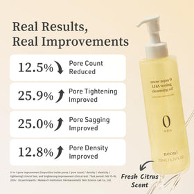 NOONI cleansing oil packaging with dimensions