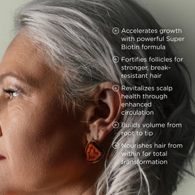 NOOR HAIR Healthy Hair Formula on a bathroom counter