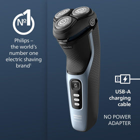 Norelco 3600 Electric Shaver with p-cap attached