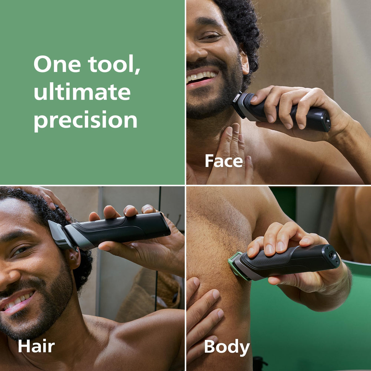 Norelco All-in-One 5000 Trimmer side view showing length settings