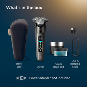 Norelco i9000 Electric Shaver displayed with packaging